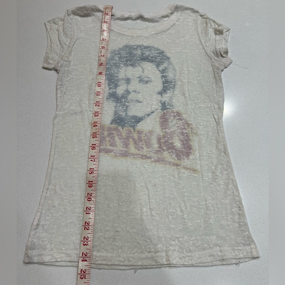 Vintage David Bowie Ziggy Stardust sheer rock band T-shirt - Picture 4 of 4